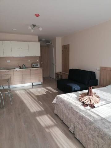 Фото номера Номер-студио с видом на море Апарт-отели Apart Allure Dobi г. Приморско 3